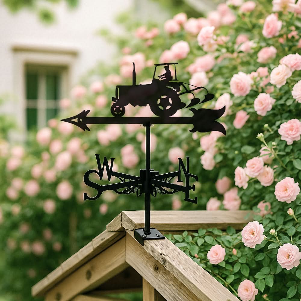 Tractor Farm Equipment Stainless Steel Weathervane