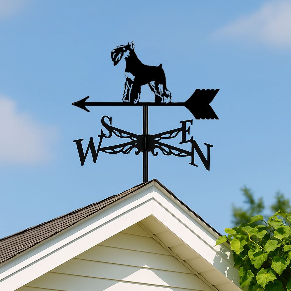 Schnauzer Dog Stainless Steel Weathervane