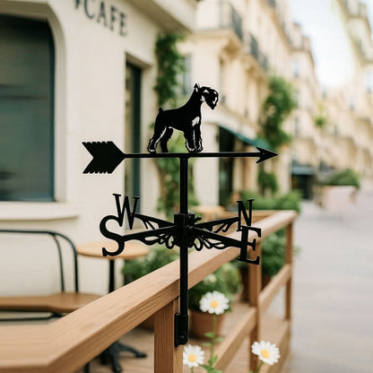 Schnauzer Dog Stainless Steel Weathervane