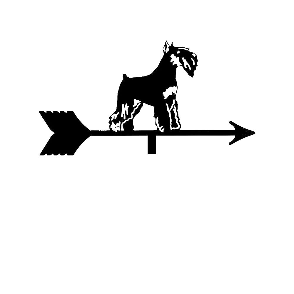Schnauzer Dog Stainless Steel Weathervane