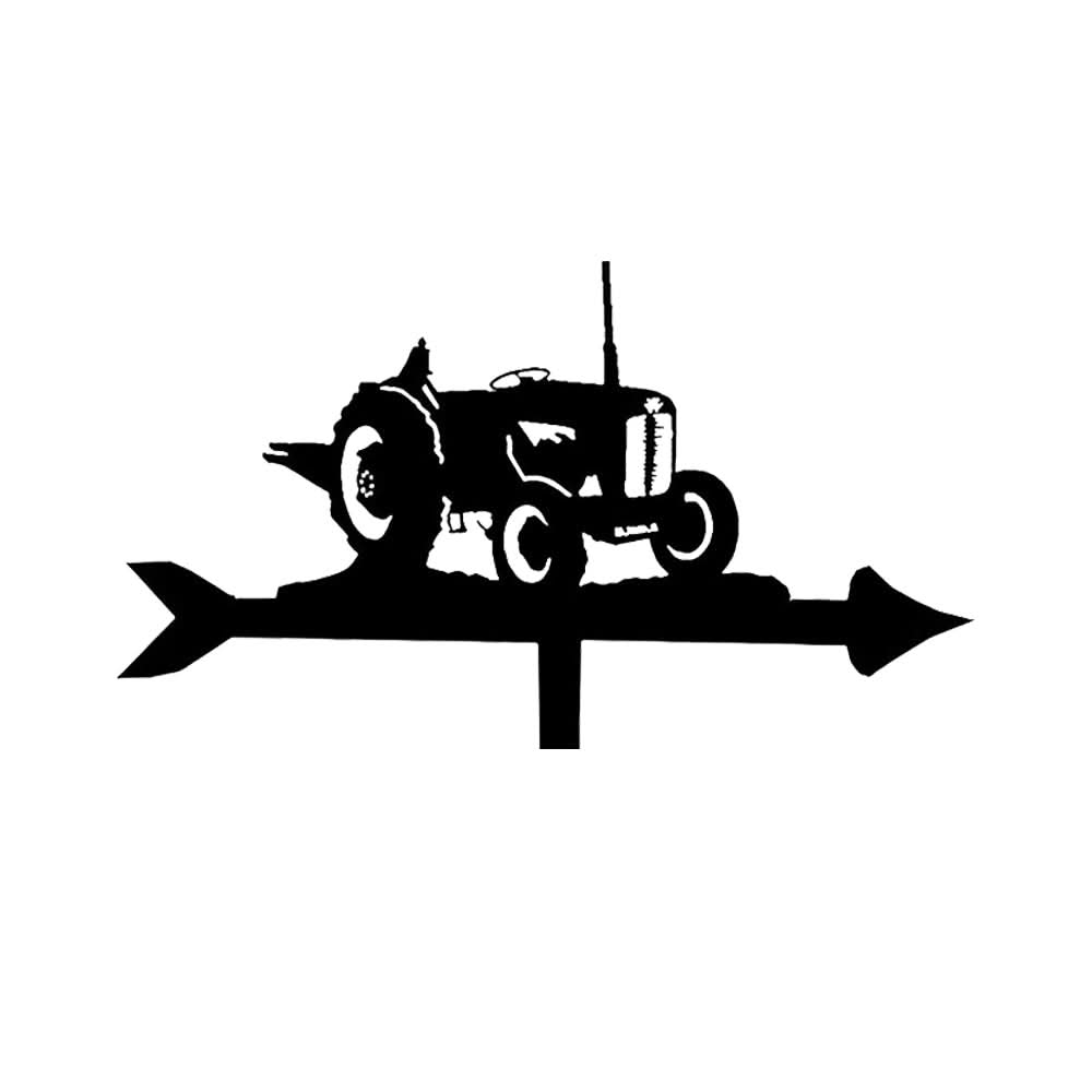 Tractor Farm Scene Stainless Steel Weathervane