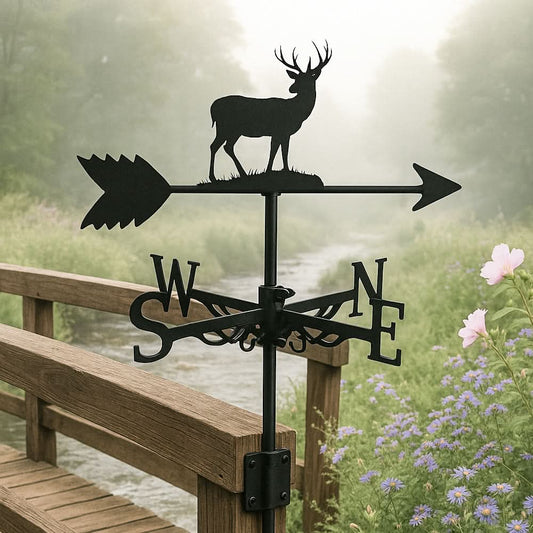 Deer Wildlife Stainless Steel Weathervane