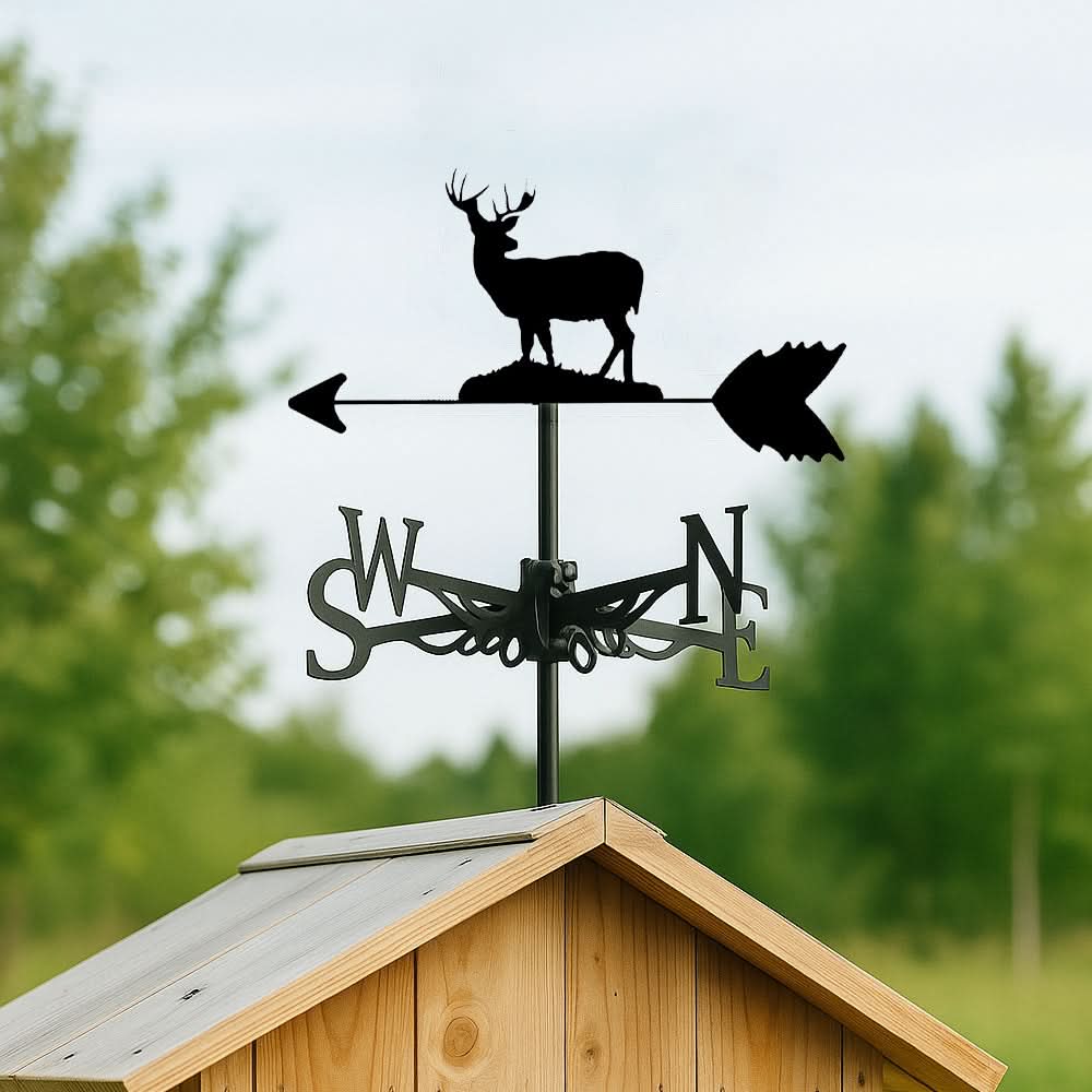 Deer Wildlife Stainless Steel Weathervane