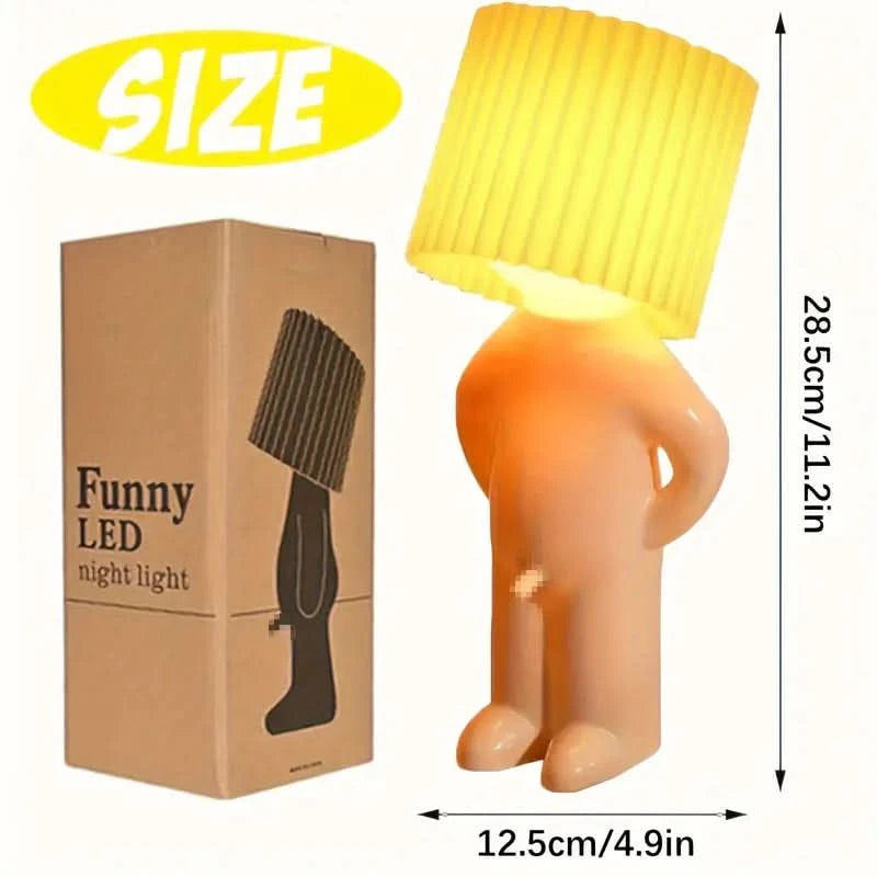 Cheeky Male Figure LED Night Lamp