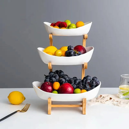 Tiered Fruit & Dessert Serving Stand