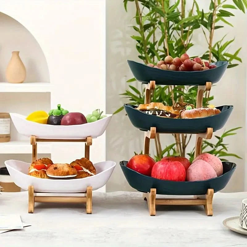 Tiered Fruit & Dessert Serving Stand