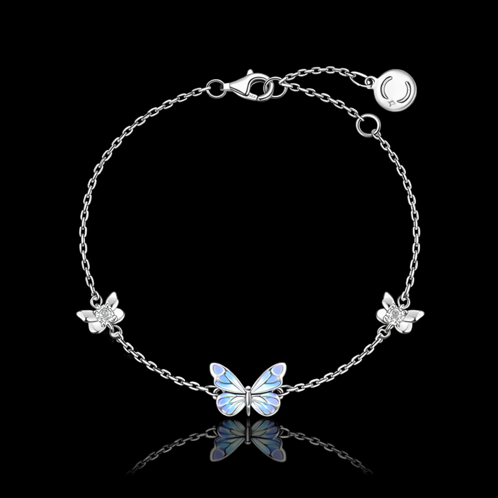 Purple Butterfly Luminescent Bracelet