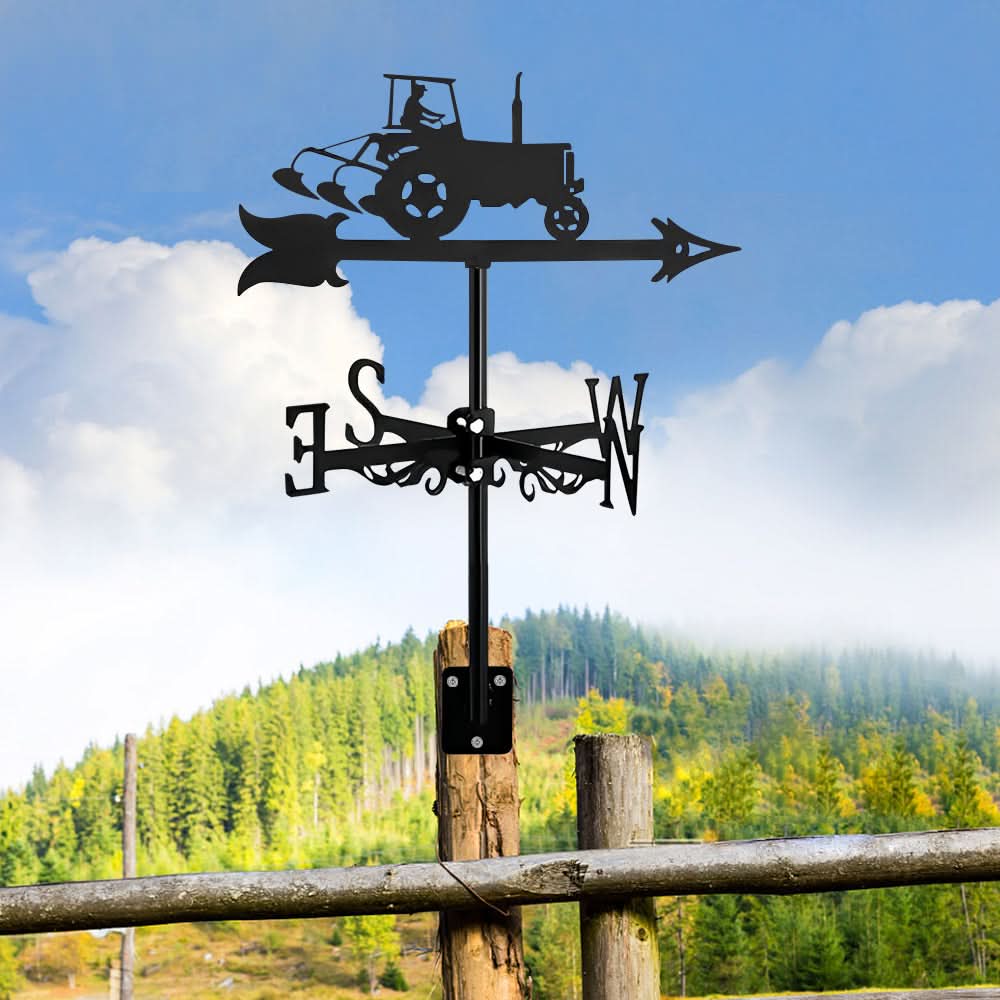 Tractor Farm Equipment Stainless Steel Weathervane