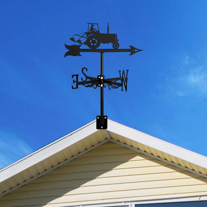 Tractor Farm Equipment Stainless Steel Weathervane