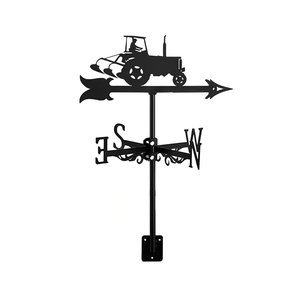 Tractor Farm Equipment Stainless Steel Weathervane