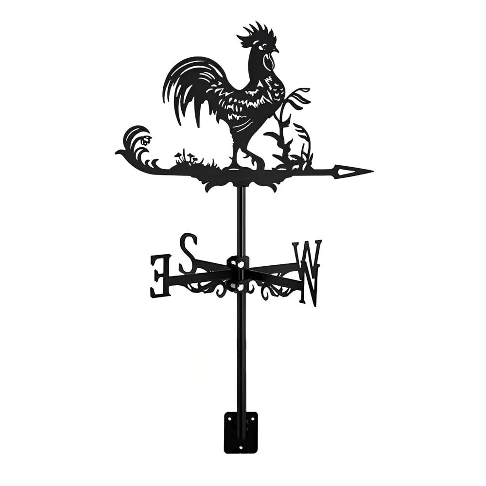 Rooster Farm Animal Stainless Steel Weathervane