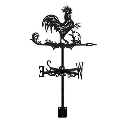 Rooster Farm Animal Stainless Steel Weathervane