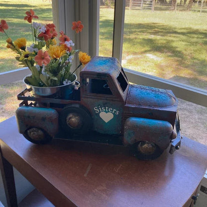 Vintage Truck Planter Pot
