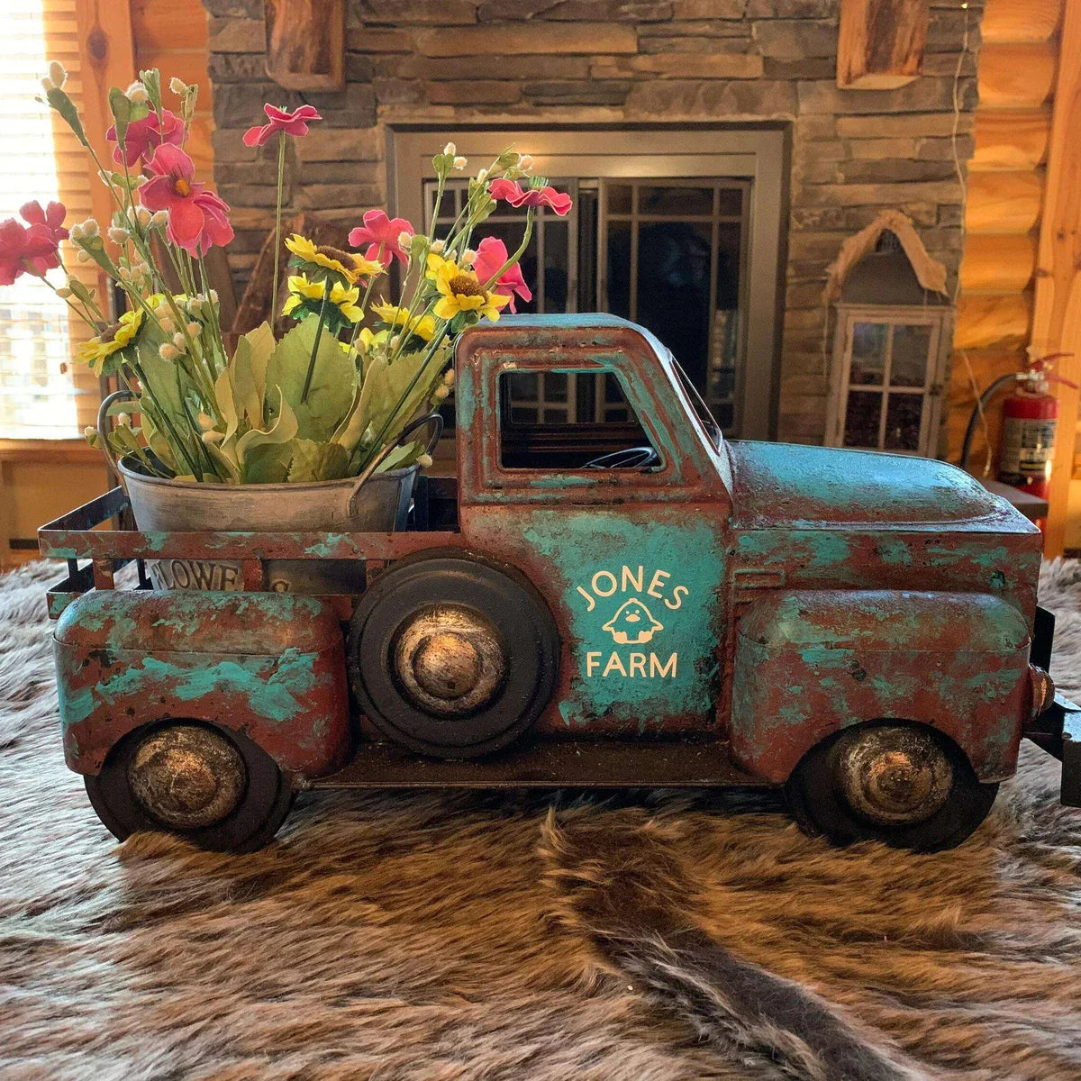 Vintage Truck Planter Pot