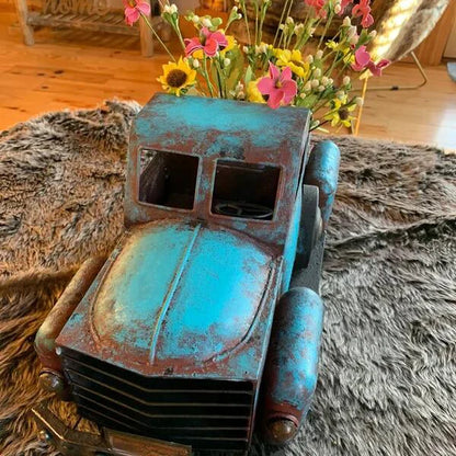 Vintage Truck Planter Pot
