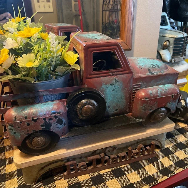 Vintage Truck Planter Pot