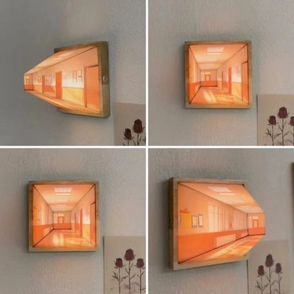 Infinite Mirror Cube LED Lamp