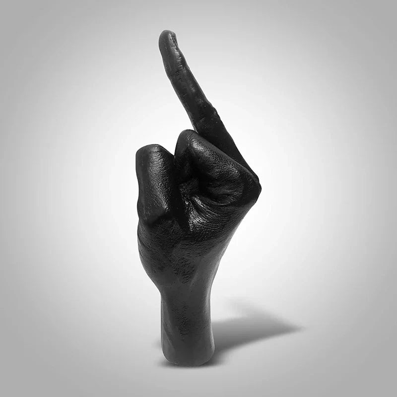 ArtZ® I Have A Bad Attitude Sculpture Middle Finger Sculpture