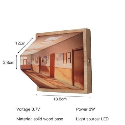 Infinite Mirror Cube LED Lamp