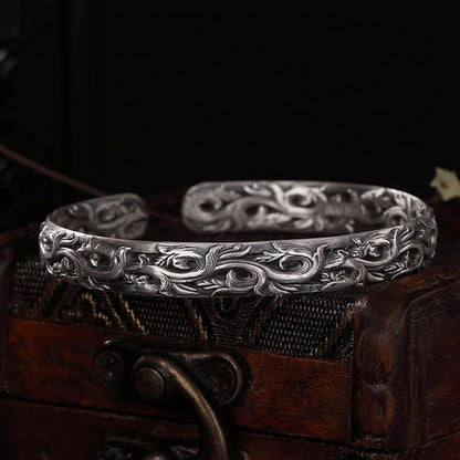 Branches of Yggdrasil The Tree of Life 999 Silver Bracelet