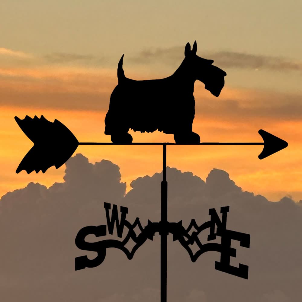 Scottish Terrier Dog Stainless Steel Weathervane