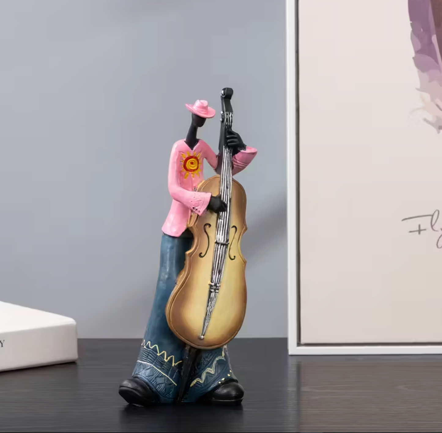 Abstract Jazz Musician Wall Art