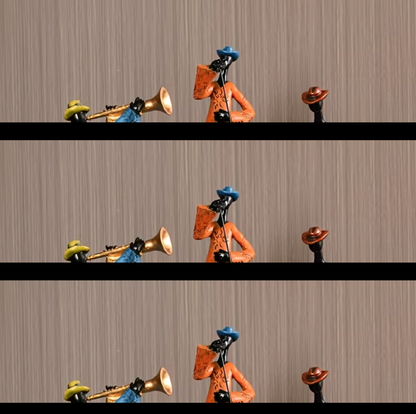 Abstract Jazz Musician Wall Art