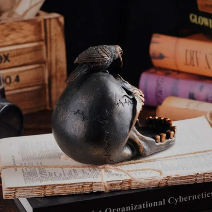 Gothic Skull Decorative Display Tray