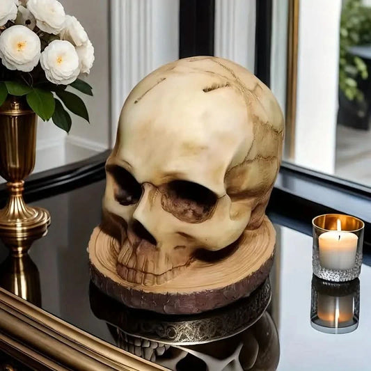 Gothic Skull Kitchen Knife Holder Organizer