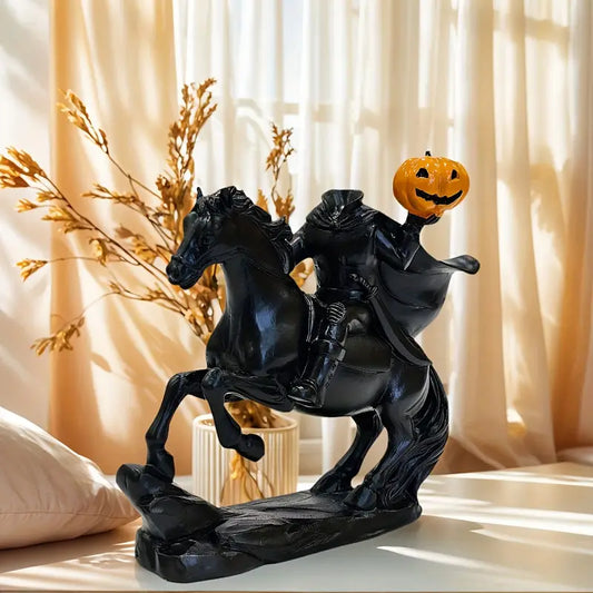 Headless Horseman Halloween Figurine