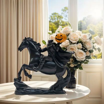Headless Horseman Halloween Figurine