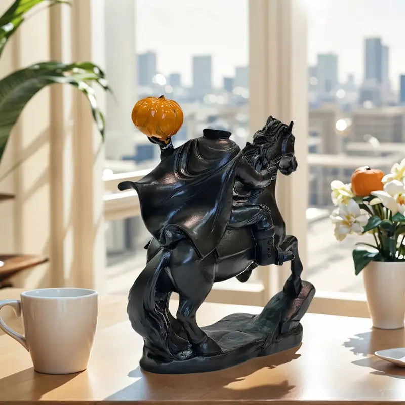Headless Horseman Halloween Figurine