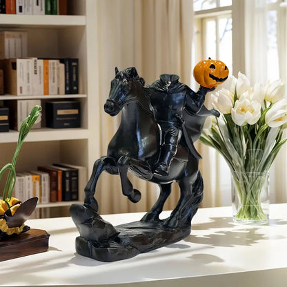 Headless Horseman Halloween Figurine