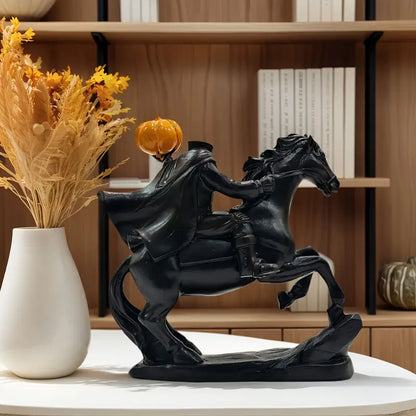 Headless Horseman Halloween Figurine