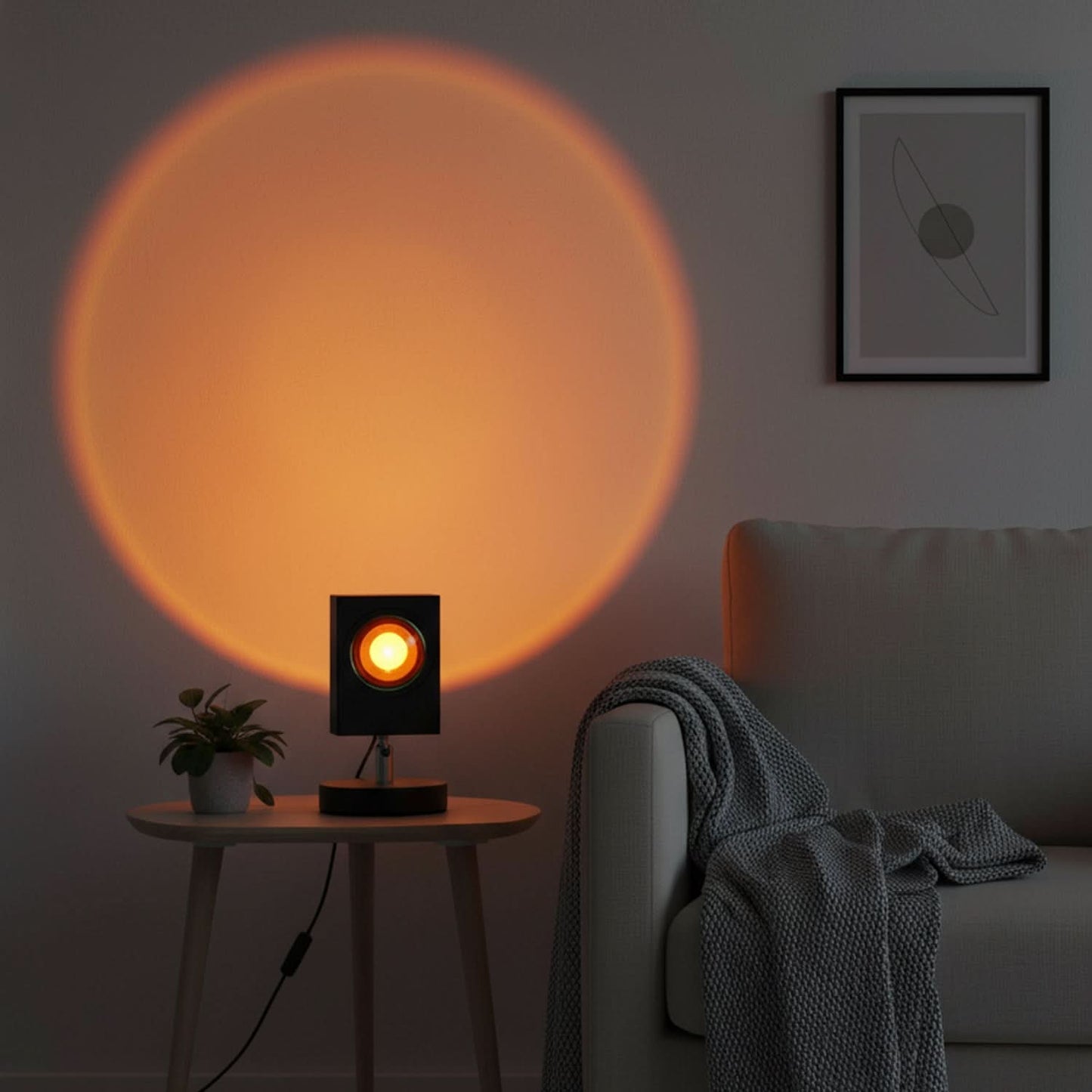 Sunset Halo Projection LED Table Lamp
