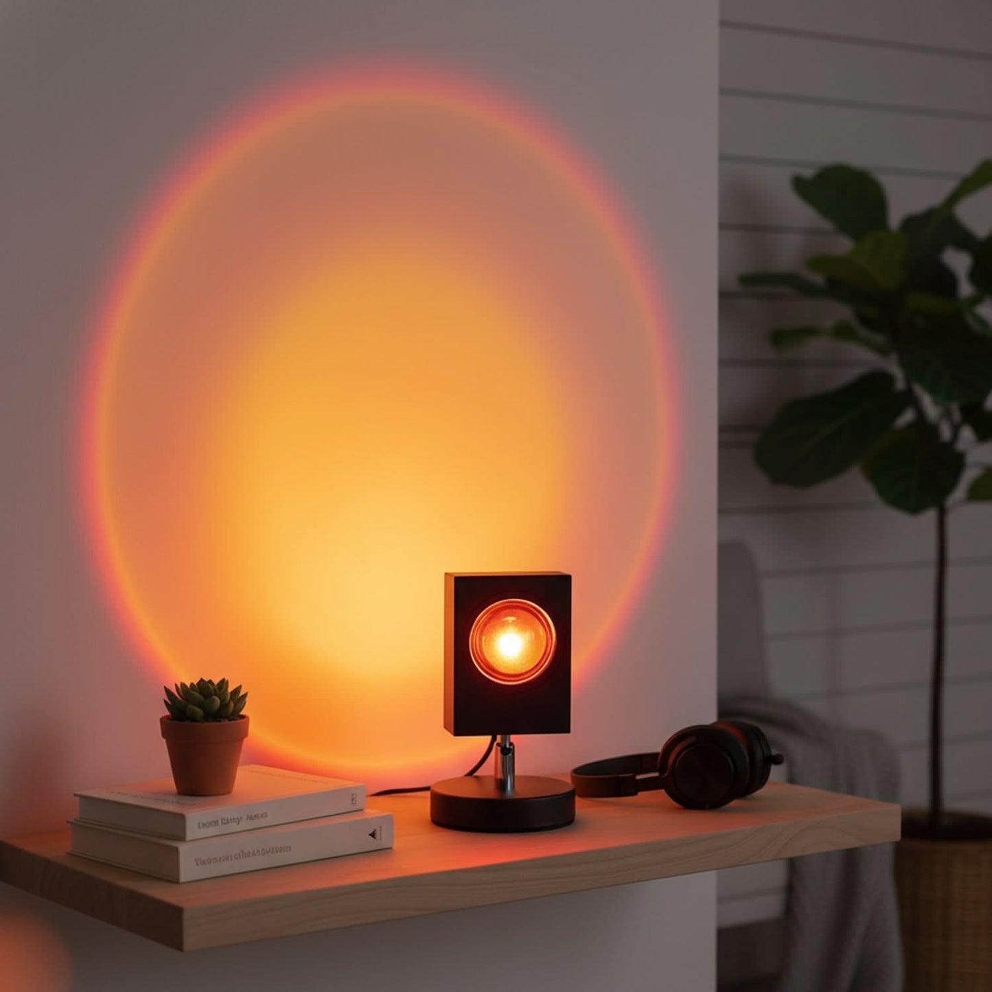 Sunset Halo Projection LED Table Lamp