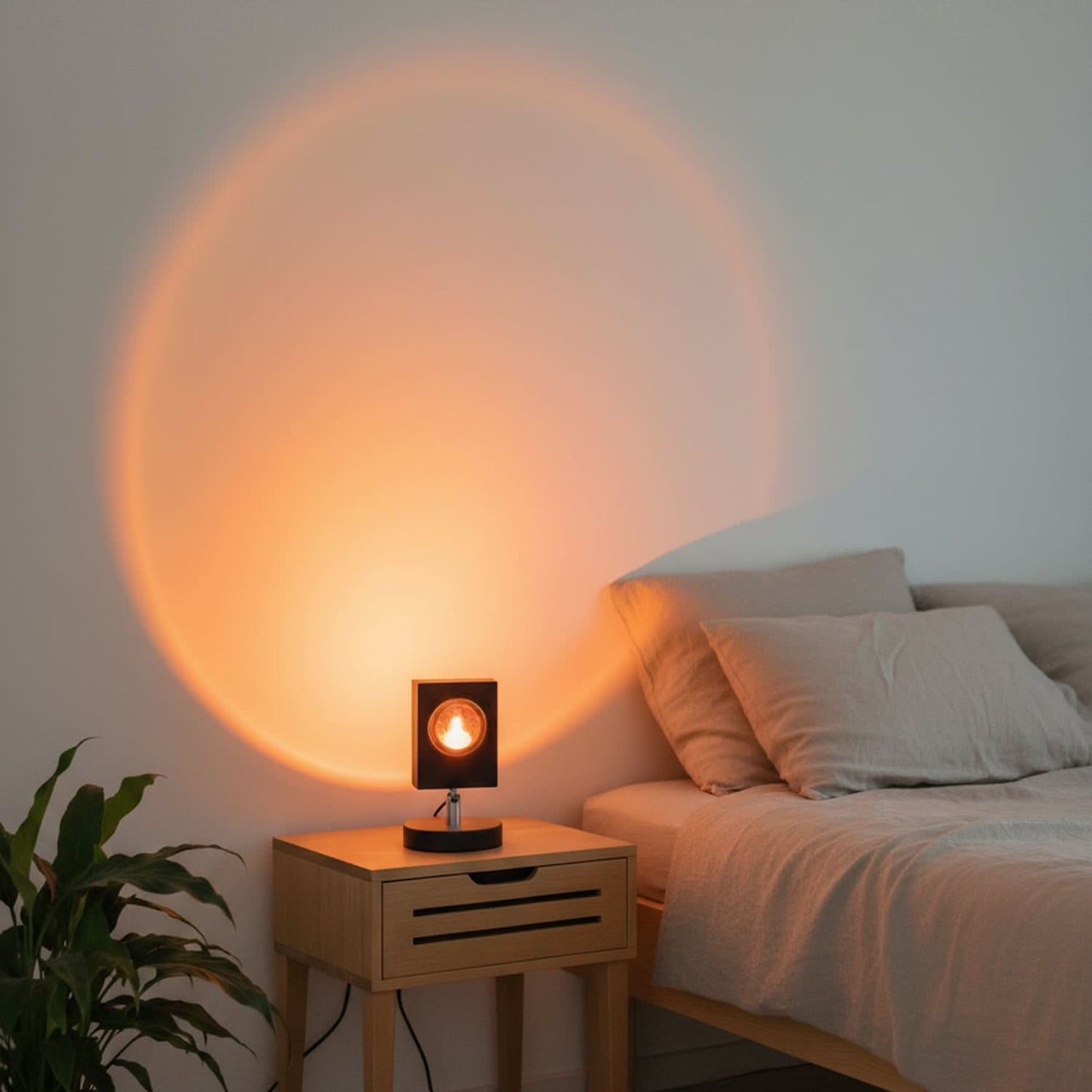 Sunset Halo Projection LED Table Lamp