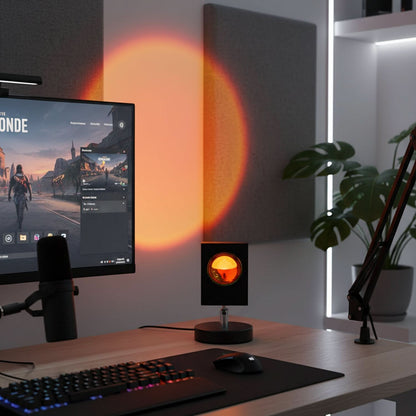 Sunset Halo Projection LED Table Lamp