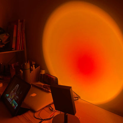 Sunset Halo Projection LED Table Lamp