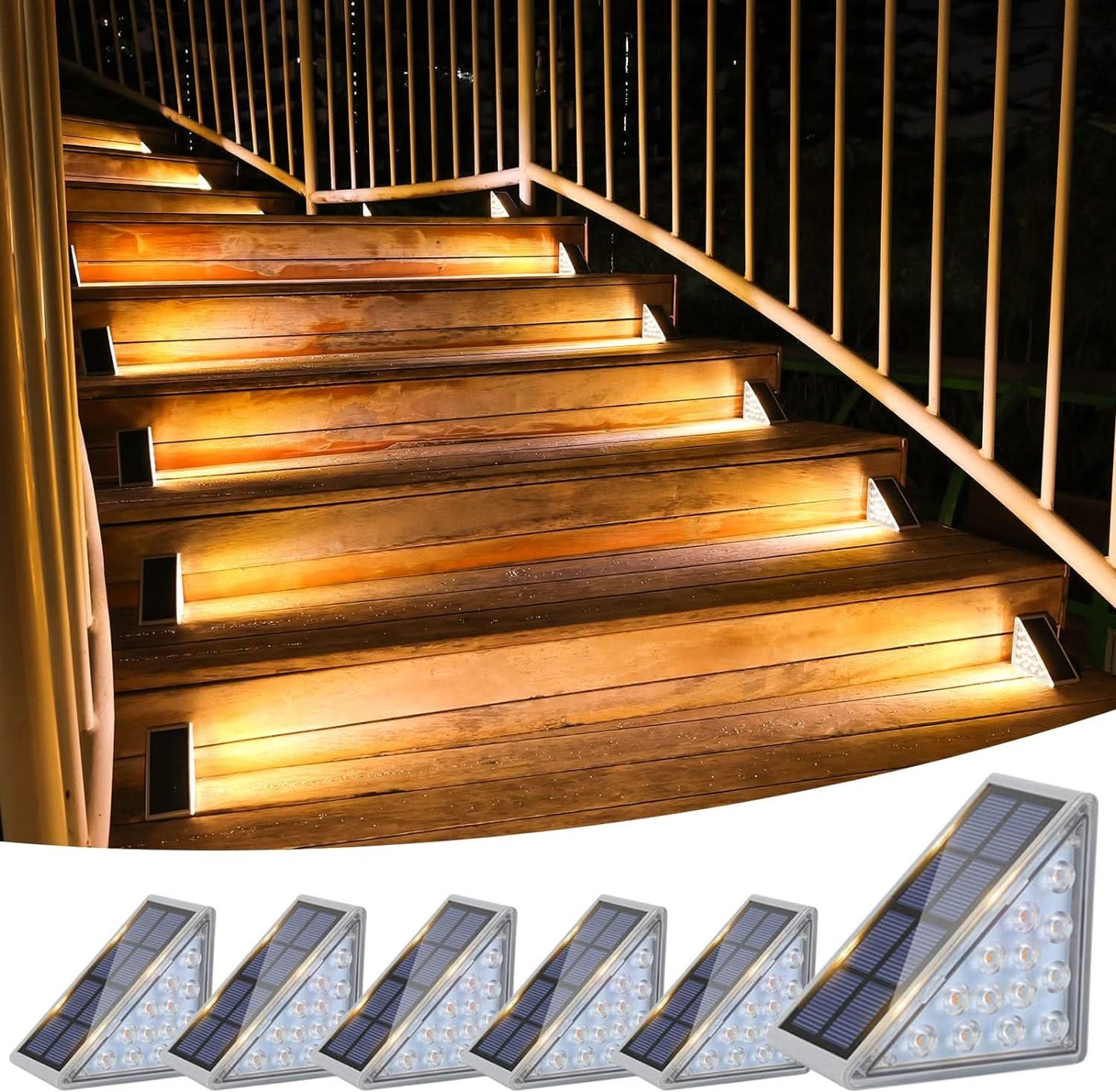 Solar Step Pathway Outdoor Lights