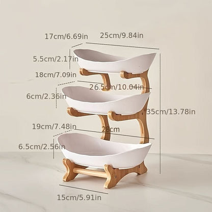 Tiered Fruit & Dessert Serving Stand