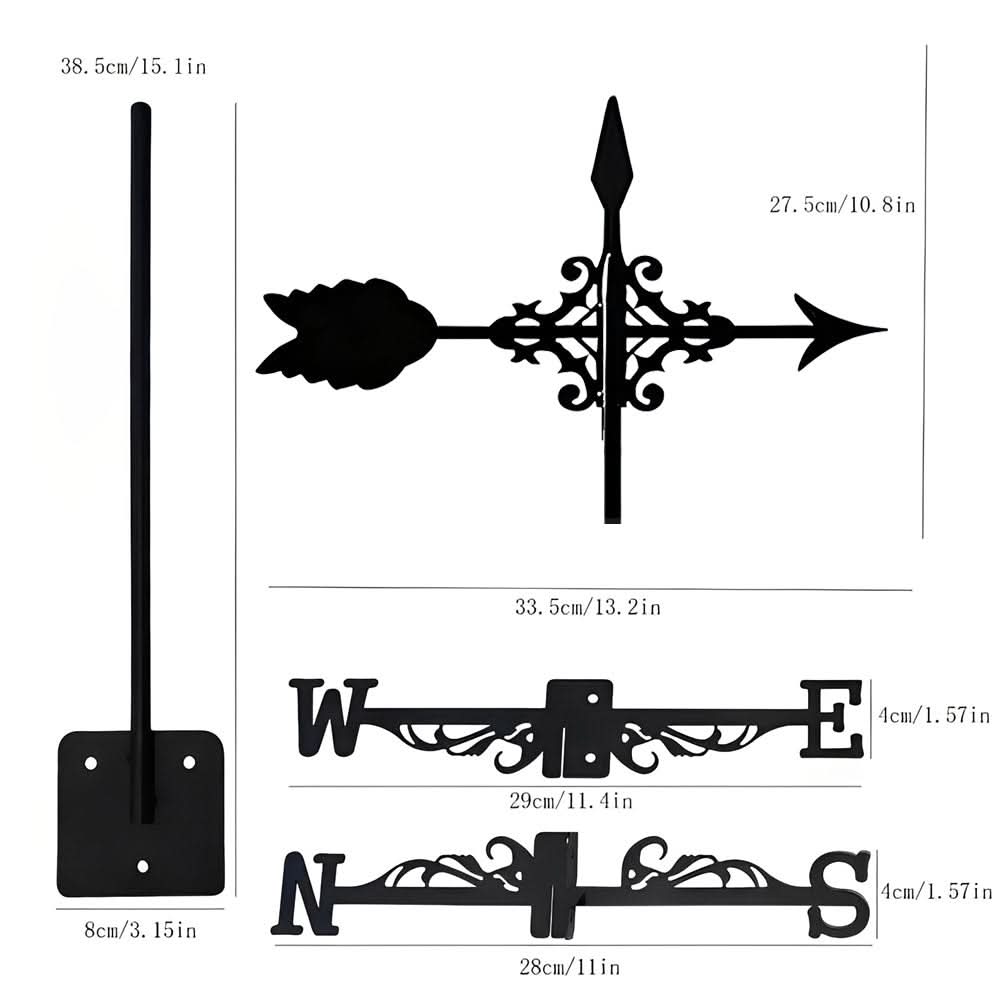 Directional Arrow Stainless Steel Weathervane