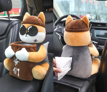 Dog Shaped 3-in-1 Car Storage Box