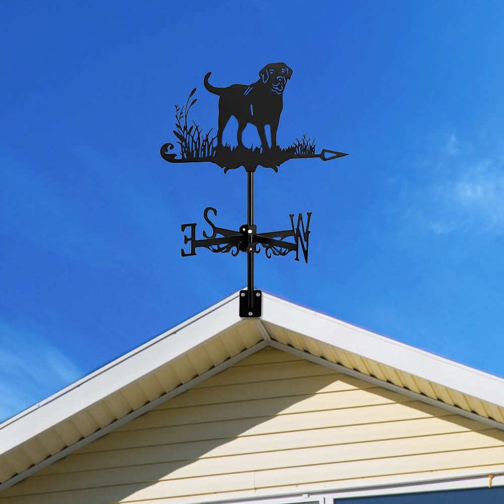 Labrador Retriever Dog Stainless Steel Weathervane