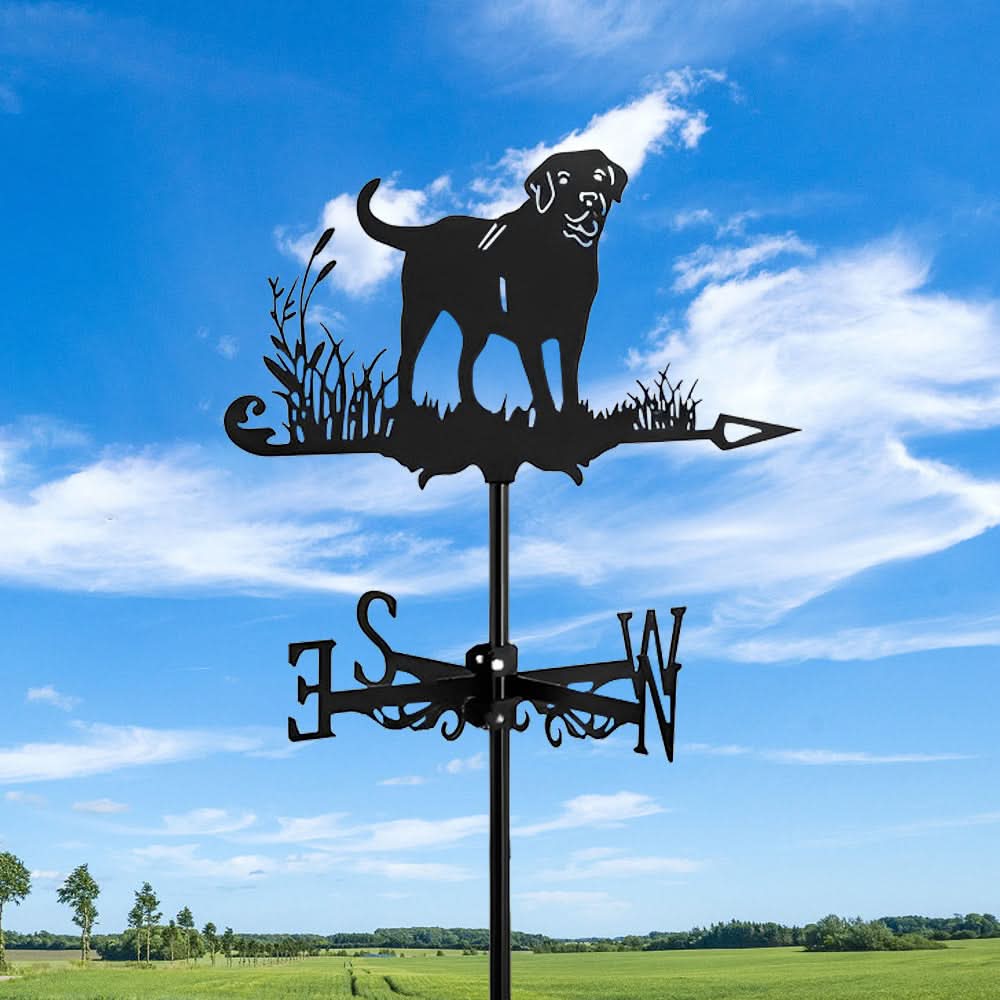 Labrador Retriever Dog Stainless Steel Weathervane