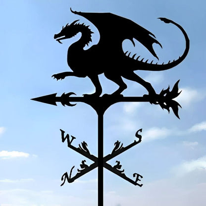 Dragon Fantasy Stainless Steel Weathervane