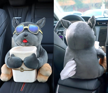 Dog Shaped 3-in-1 Car Storage Box