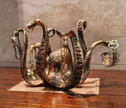 Rustic Octopus Mug Holder Display Rack