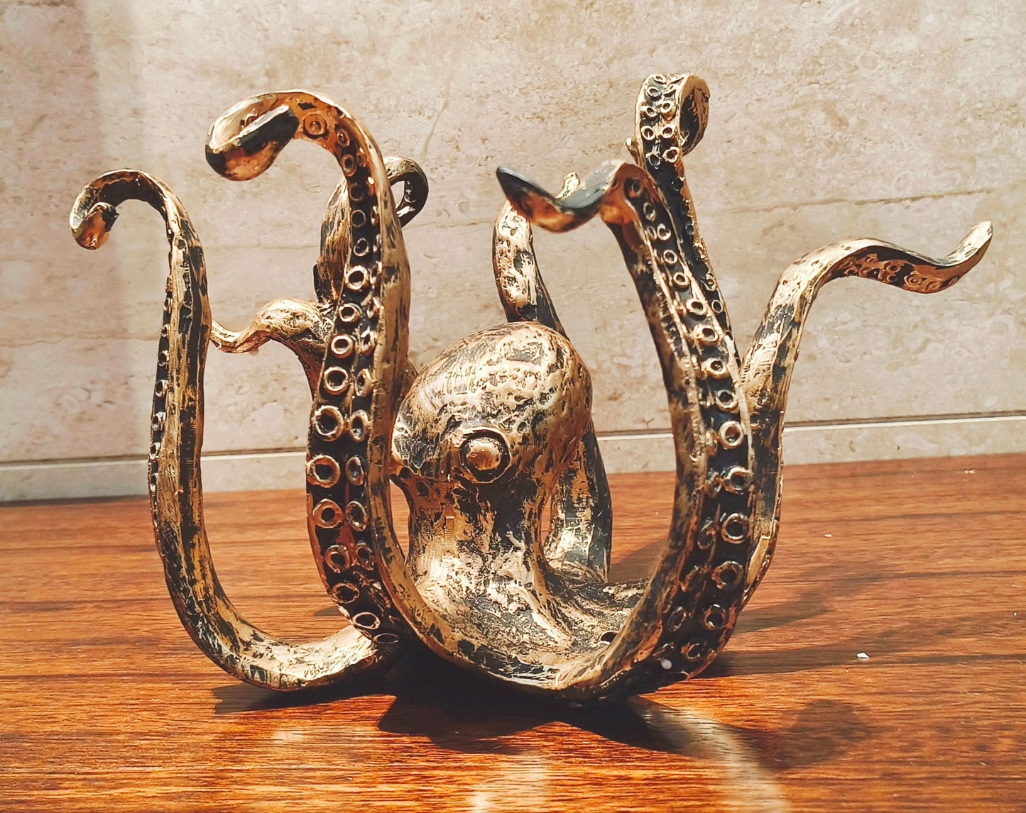 Rustic Octopus Mug Holder Display Rack