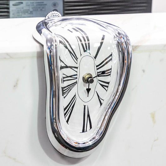 Surreal Melting Clock Art Decor Accent